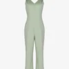 Sweaty Betty Harlow Wide-leg Cotton-blend Jumpsuit -Default Template 2 R03995069 EAUDENILGREEN M