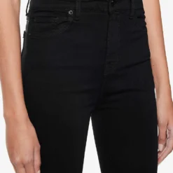 7 For All Mankind Aubrey Slim-fit High-rise Stretch-denim Jeans -Default Template 2 R04009793 BLACK ALT04