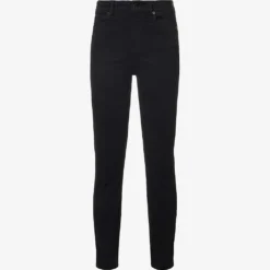 7 For All Mankind Aubrey Slim-fit High-rise Stretch-denim Jeans