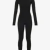 Ultimate Long-sleeved Stretch-jersey Unitard -Default Template 2 R04010195 BLACK M