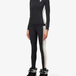 Racer Stripe Stretch-woven Base Layer Set -Default Template 2 R04010607 BLACK ALT02