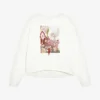 Ted Baker Printty Deer-embroidery Cotton Sweatshirt -Default Template 2 R04011004 IVORY M