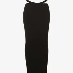 Martinez Cut-out Woven Maxi Skirt