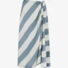 Gracy Striped Woven Midi Skirt 1 Gracy Striped Woven Midi Skirt -Default Template 2 R04061017 MYRTLESTRIPE M