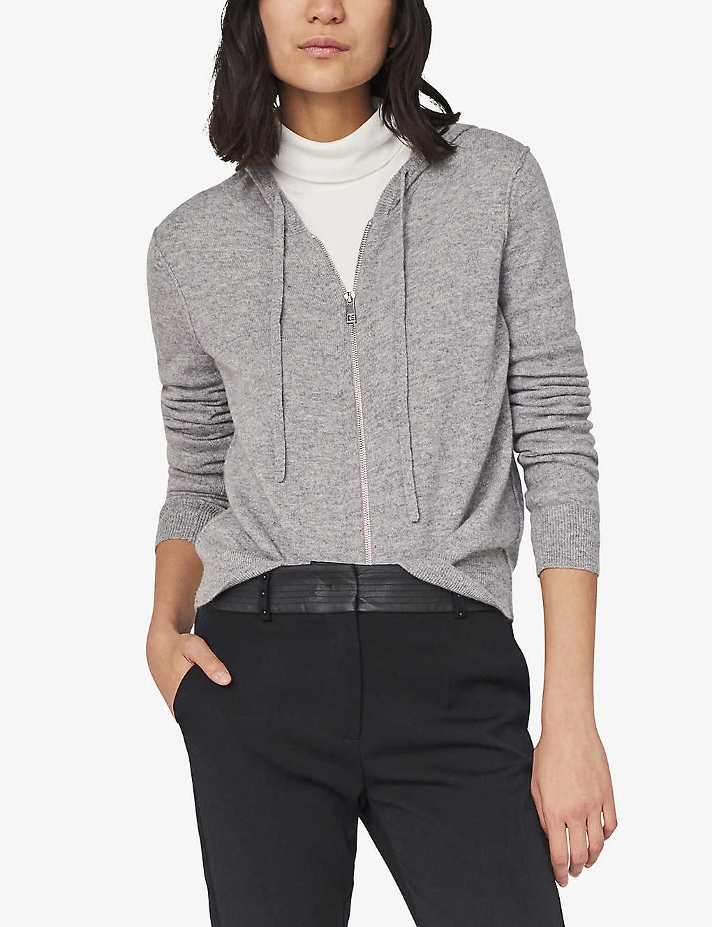 Ikks Hooded Long-sleeved Cashmere Hoody 5 Ikks Hooded Long-sleeved Cashmere Hoody - Image 3