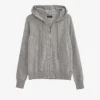 Ikks Hooded Long-sleeved Cashmere Hoody 2 Ikks Hooded Long-sleeved Cashmere Hoody -Default Template 2 R04063137 MOUSEGREY M