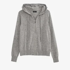 Ikks Hooded Long-sleeved Cashmere Hoody