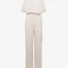 Reiss Koa Drape-armhole Woven Bridal Jumpsuit