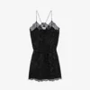 Zadig & Voltaire Risty Star-embellished Woven Slip Dress -Default Template 2 R04074038 NOIR M