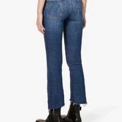 MOTHER The Insider Crop-leg Mid-rise Straight Jeans -Default Template 2 R04074462 GIRLCRUSH ALT03