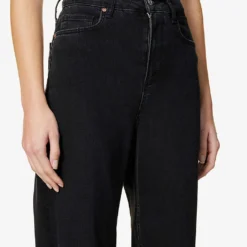 Paige Flaunt Spotlight Wide-leg High-rise Stretch-denim Jeans 13 Paige Flaunt Spotlight Wide-leg High-rise Stretch-denim Jeans -Default Template 2 R04078778 DARKOBSIDIAN ALT04