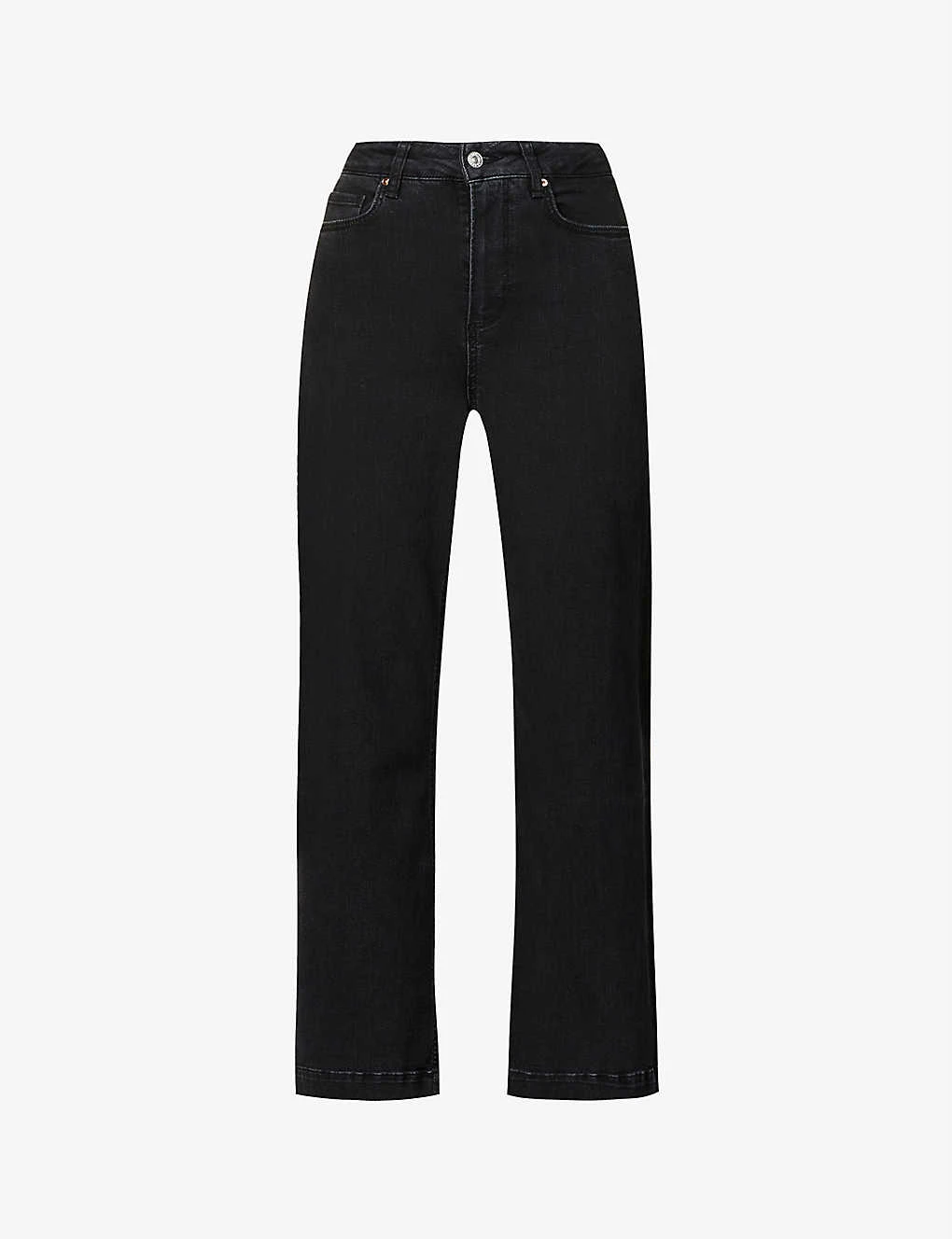 Paige Flaunt Spotlight Wide-leg High-rise Stretch-denim Jeans 3 Paige Flaunt Spotlight Wide-leg High-rise Stretch-denim Jeans