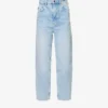 Balloon Tapered-leg Mid-rise Stretch-denim Jeans