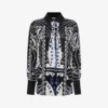 Reiss Rose Abstract-print Woven Shirt 1 Reiss Rose Abstract-print Woven Shirt -Default Template 2 R04082354 NAVYWHITE M