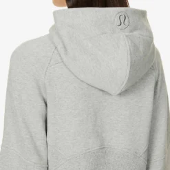 Lululemon Scuba Brand-embroidered Cotton-blend Hoody -Default Template 2 R04082430 HEATHEREDCOREMEDGREY ALT04
