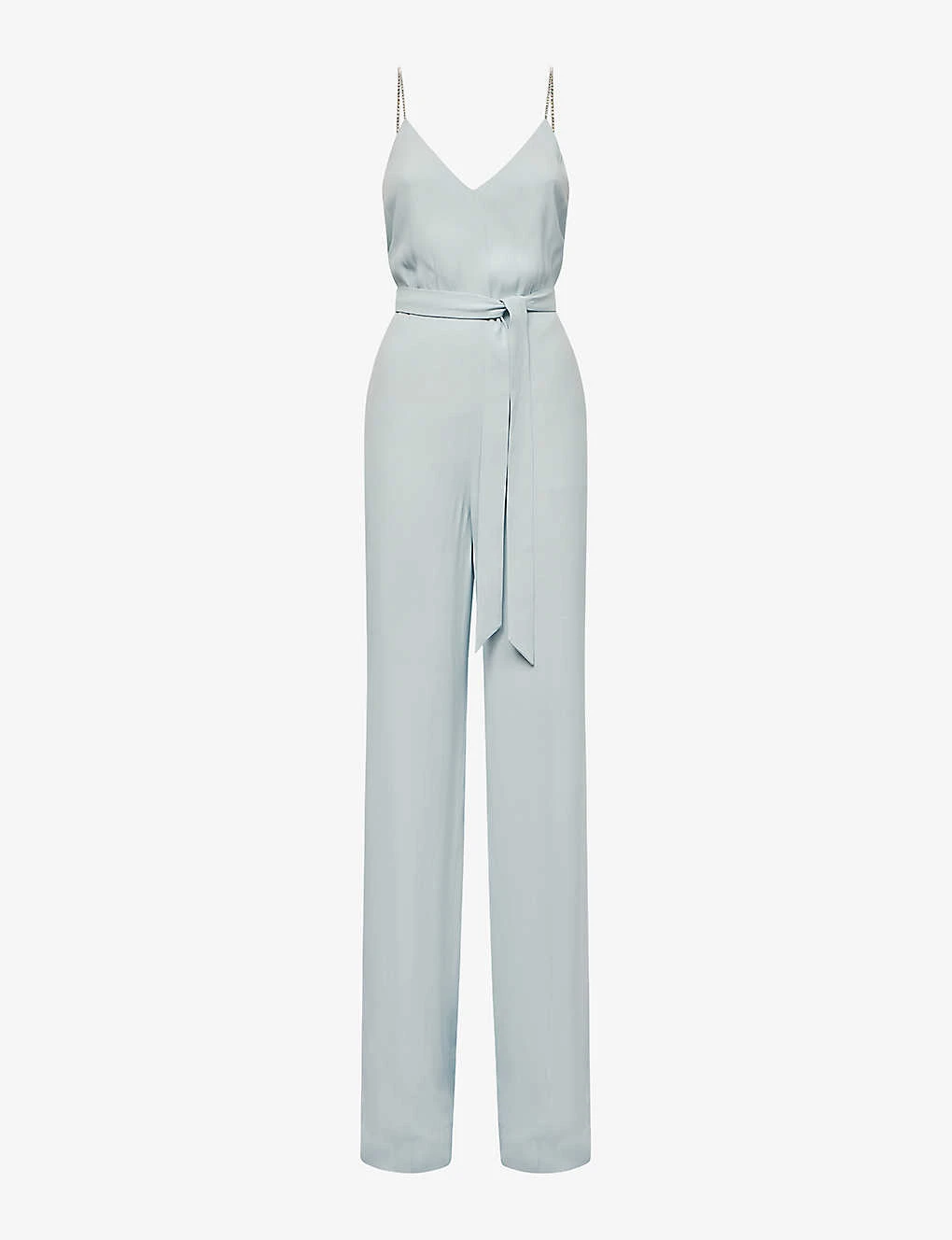 Reiss Irina Embellished-strap Belted-waist Woven Jumpsuit 3 Reiss Irina Embellished-strap Belted-waist Woven Jumpsuit
