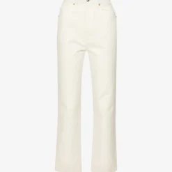 Abigail Straight-leg Mid-rise Denim Jeans