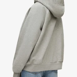 AllSaints Talon Logo-embroidered Organic Cotton-blend Hoody -Default Template 2 R04091324 GREYMARL ALT03