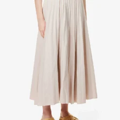 Joseph Siddons Pleated Mid-rise Linen-blend Maxi Skirt 9 Joseph Siddons Pleated Mid-rise Linen-blend Maxi Skirt -Default Template 2 R04095419 BLUSH ALT02