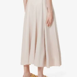 Joseph Siddons Pleated Mid-rise Linen-blend Maxi Skirt 10 Joseph Siddons Pleated Mid-rise Linen-blend Maxi Skirt -Default Template 2 R04095419 BLUSH ALT03