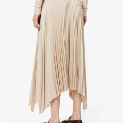 Joseph Ade Plisse Satin Midi Skirt -Default Template 2 R04095432 MAPLEWOOD ALT03