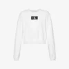 Calvin Klein 1996 Lounge Logo-print Cotton-jersey Sweatshirt 1 Calvin Klein 1996 Lounge Logo-print Cotton-jersey Sweatshirt -Default Template 2 R04097653 WHITE M