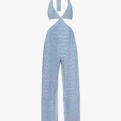 Missoni Cut-out Semi-sheer Stretch-woven Jumpsuit