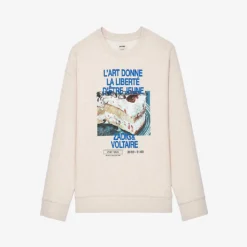 Zadig & Voltaire Judy Photoprint Cotton-blend Sweatshirt