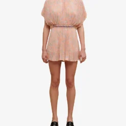 Maje Isisa Pleated Woven Jumpsuit -Default Template 2 R04101557 JAUNESORANGES ALT02