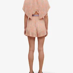 Maje Isisa Pleated Woven Jumpsuit -Default Template 2 R04101557 JAUNESORANGES ALT03