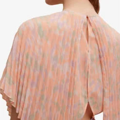 Maje Isisa Pleated Woven Jumpsuit -Default Template 2 R04101557 JAUNESORANGES ALT04