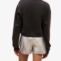 Maje Wild Soul Tiger-print Cotton-jersey Sweatshirt -Default Template 2 R04101778 NOIRGRIS ALT03