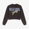 Maje Wild Soul Tiger-print Cotton-jersey Sweatshirt -Default Template 2 R04101778 NOIRGRIS M
