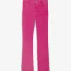 CLAUDIE PIERLOT Palerme Cropped Stretch-denim Jeans 2 CLAUDIE PIERLOT Palerme Cropped Stretch-denim Jeans -Default Template 2 R04103372 ROSES M