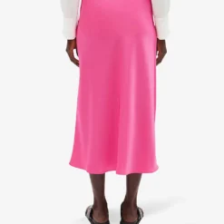 CLAUDIE PIERLOT Saphir Bow-detail Woven Wrap Skirt -Default Template 2 R04103373 ROSES ALT03