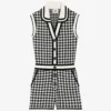 CLAUDIE PIERLOT Macombi Gingham Woven Playsuit