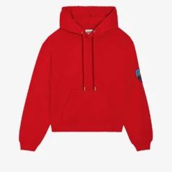 CLAUDIE PIERLOT Chico Logo-patch Cropped Cotton Hoody