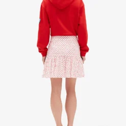 CLAUDIE PIERLOT Sister Floral-print Gathered-effect Cotton Mini Skirt -Default Template 2 R04104824 DIVERS ALT03