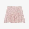 CLAUDIE PIERLOT Sister Floral-print Gathered-effect Cotton Mini Skirt 1 CLAUDIE PIERLOT Sister Floral-print Gathered-effect Cotton Mini Skirt -Default Template 2 R04104824 DIVERS M