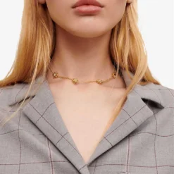 Maje Check-print Stretch Wool-blend Short Jumpsuit -Default Template 2 R04105498 NOIRGRIS ALT05