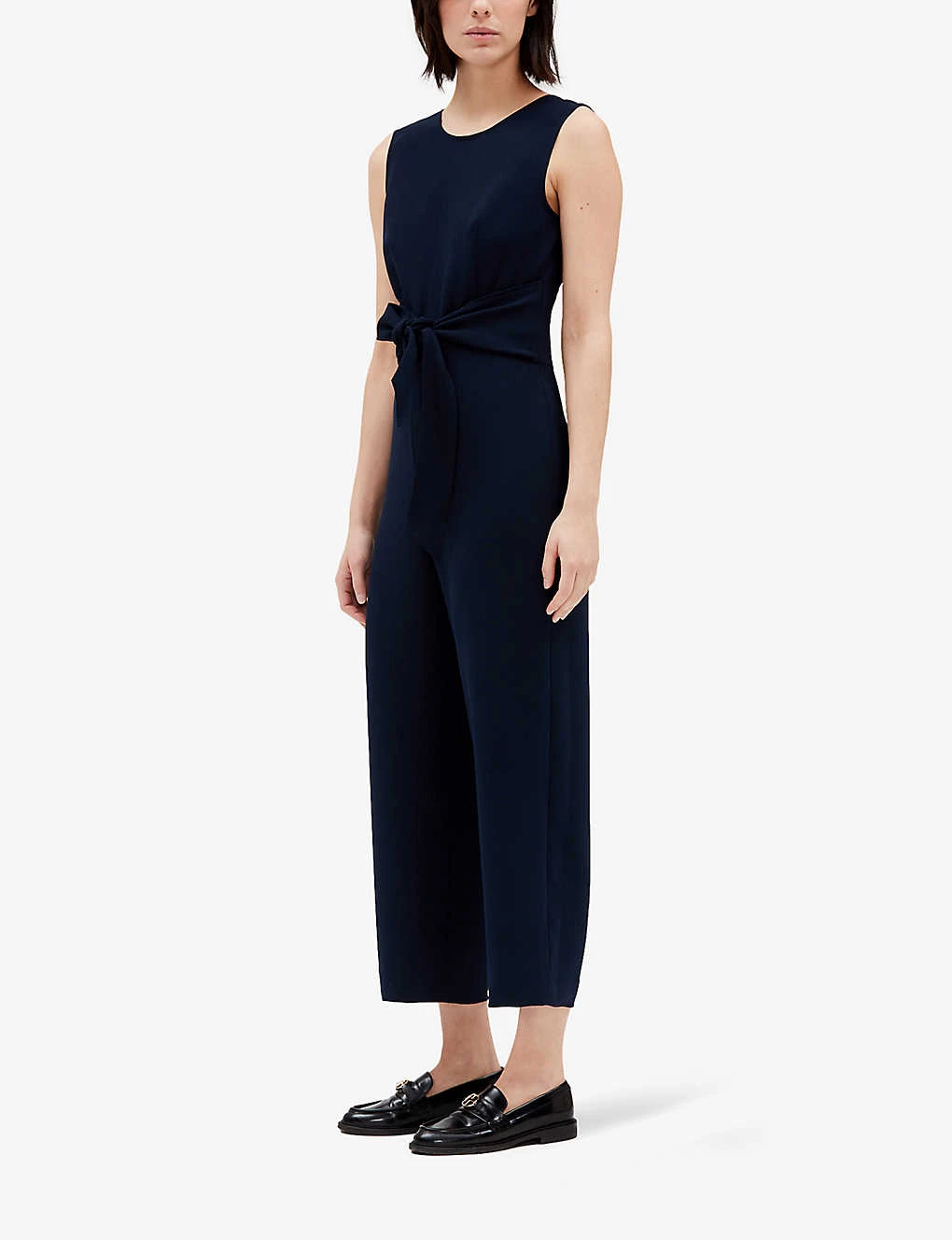 CLAUDIE PIERLOT Joa Square-back Sleeveless Woven Jumpsuit 4 CLAUDIE PIERLOT Joa Square-back Sleeveless Woven Jumpsuit - Image 2