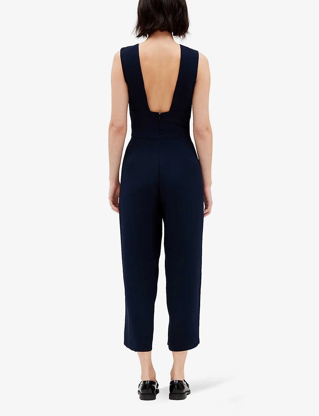 CLAUDIE PIERLOT Joa Square-back Sleeveless Woven Jumpsuit 6 CLAUDIE PIERLOT Joa Square-back Sleeveless Woven Jumpsuit - Image 4