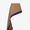 Sacai Asymmetric Contrast-trim Mini Skirt -Default Template 2 R04110187 BEIGE M