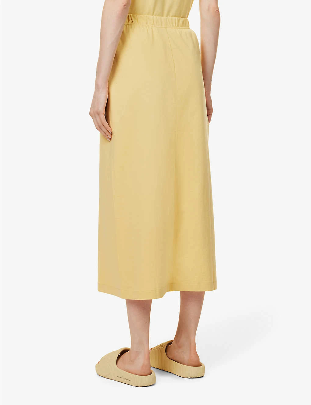 ESSENTIALS Cotton Midi Skirt 6 ESSENTIALS Cotton Midi Skirt - Image 4