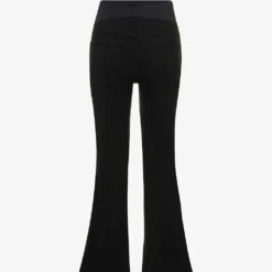 CITIZENS OF HUMANITY Emmanuelle Flared-leg High-rise Stretch-denim Maternity Jeans -Default Template 2 R04118497 PLUSHBLACK ALT01