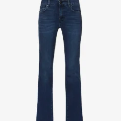 7 For All Mankind Bair Bootcut-leg Mid-rise Stretch-denim Jeans
