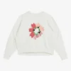 Ted Baker Marene Floral-print Embroidered Stretch-woven Sweatshirt -Default Template 2 R04121168 WHITE M