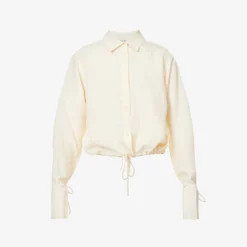 Toteme Boxy-fit Drawstring Hem Woven Shirt