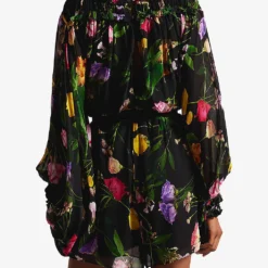 Ted Baker Floral-print Woven Mini Dress -Default Template 2 R04125142 BLACK ALT03