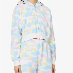 Camouflage-print Brand-appliqué Cropped Boxy-fit Cotton-jersey Hoody 9 Camouflage-print Brand-appliqué Cropped Boxy-fit Cotton-jersey Hoody -Default Template 2 R04126041 WHITE ALT02